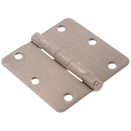 Ornatus Outdoors Carded Round Full Mortise Hinges, Satin Nickel, 0.25 x 3.5 in. OR1639915